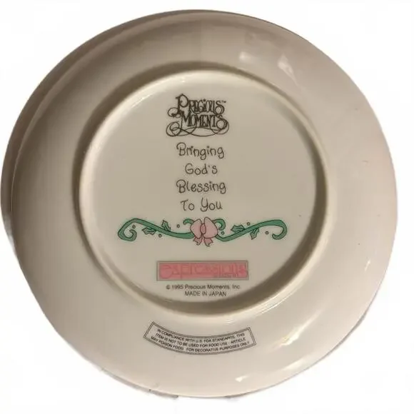 Precious Moments Vintage Holiday Collectors plate NIB - Picture 6 of 7